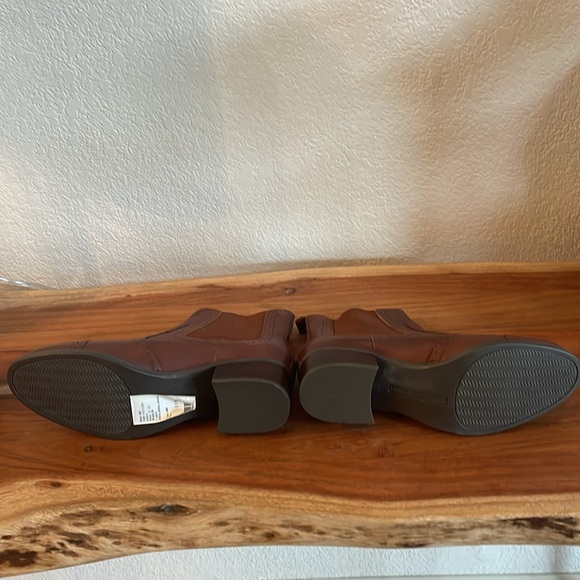 Tommy Hilfiger brown leather boots. Kamala style. - Picture 5 of 8